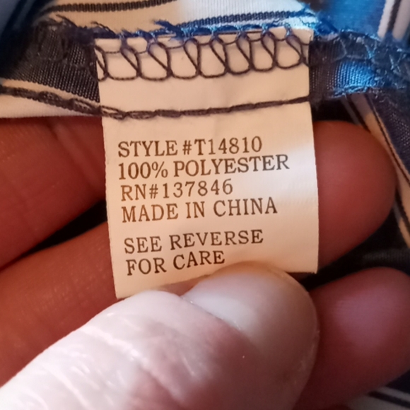 KONTROL Contemporary Pinstripe Off The Shoulder - Picture 3 of 7